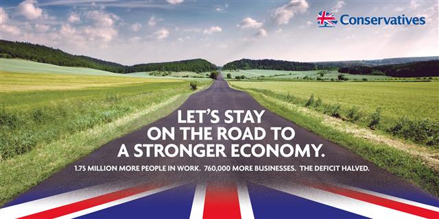 Conservatives road election poster official