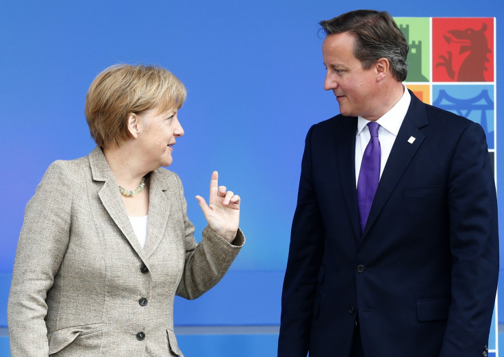 David Cameron Angela Merkel