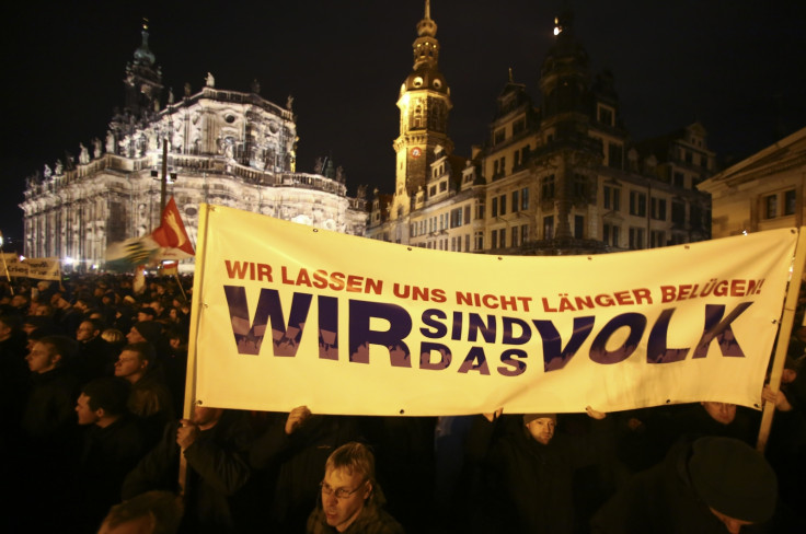 Pegida rally in Dresden