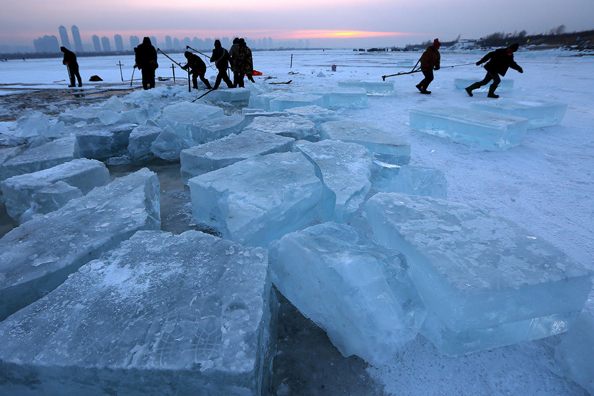 A city made of ice Spectacular ice sculptures at the 2015 Harbin International Ice and Snow