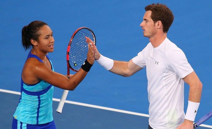 Heather Watson and Andy Murray