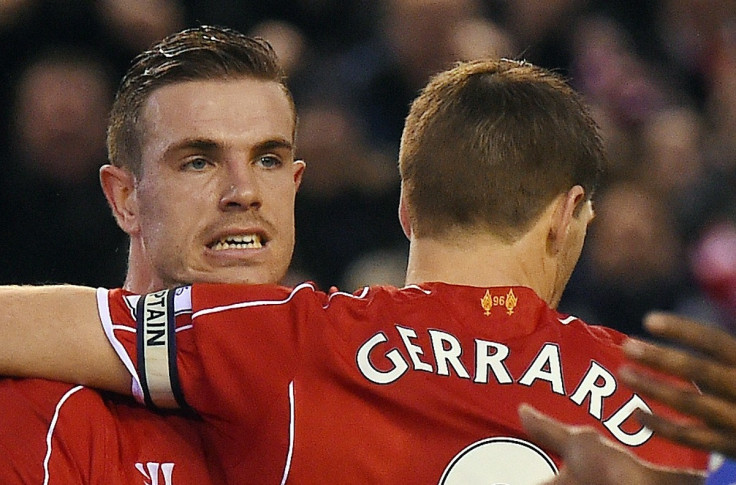 Jordan Henderson and Steven Gerrard