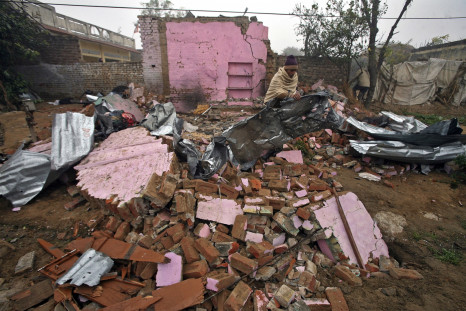 Kashmir house destroyed