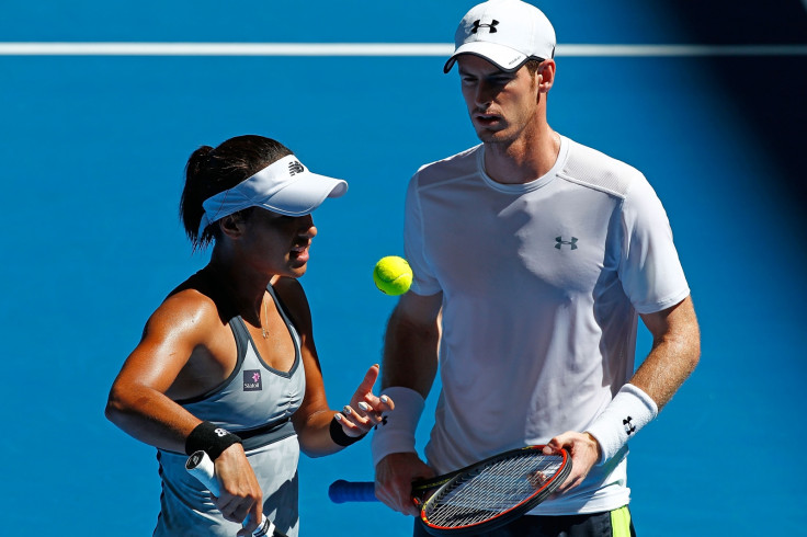 Andy Murray and Heather Watson