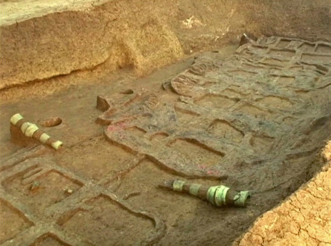 28 Chariots from the Spring and Autumn Period have been found buried side by side together