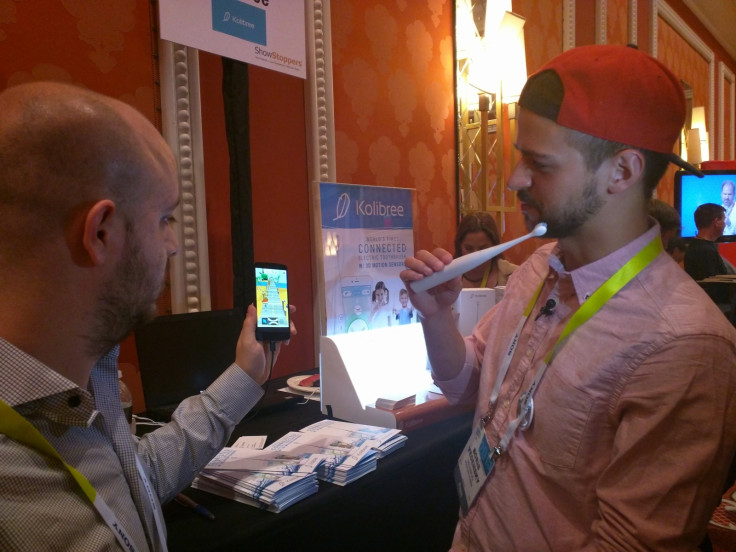 Kolibree Toothbrush game @ CES 2015