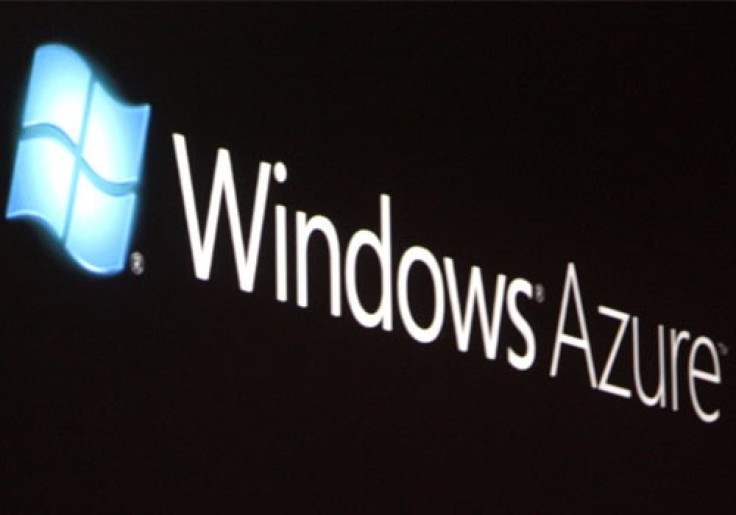 The logo of Microsoft Windows Azure cloud-based services platform The logo of Microsoft Windows Azure cloud-based services platform