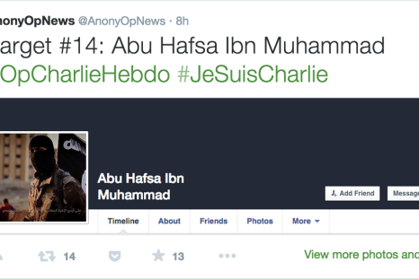 Anonymous #OpCharlieHebdo identifies Jihadist Facebook profiles