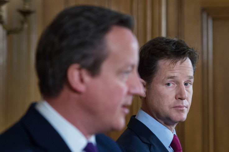 Nick Clegg and David Cameron