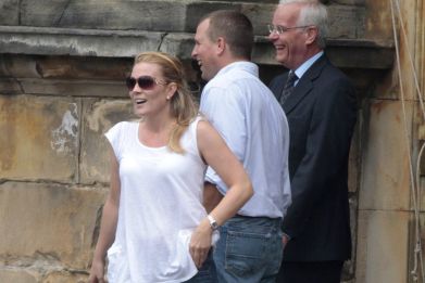 Zara Phillips and  Mike Tindall ‘s After marriage Day in Holyrood Palace (Photos)