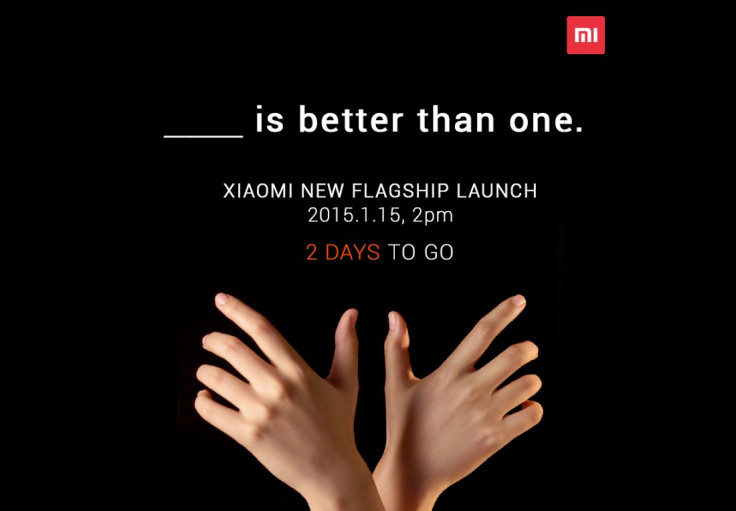 Xiaomi Mi 5 Launch 15 January