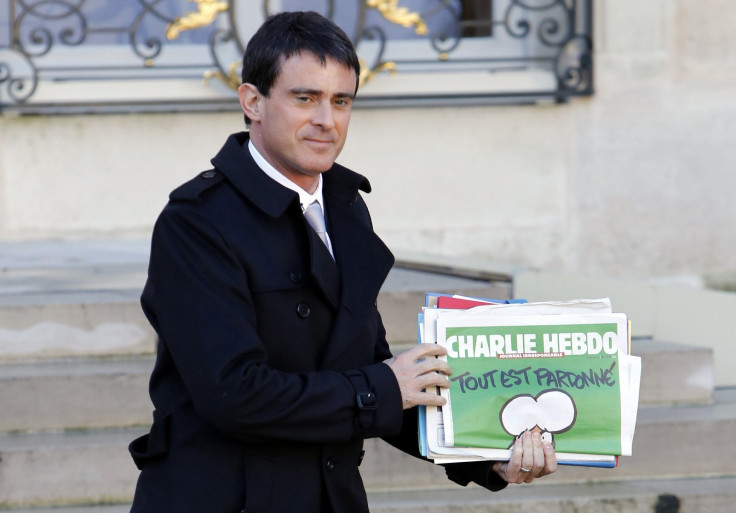 French Prime Minister Manuel Valls Charlie Hebdo