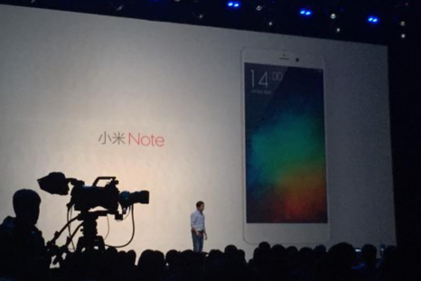 Xiaomi Mi Note launched
