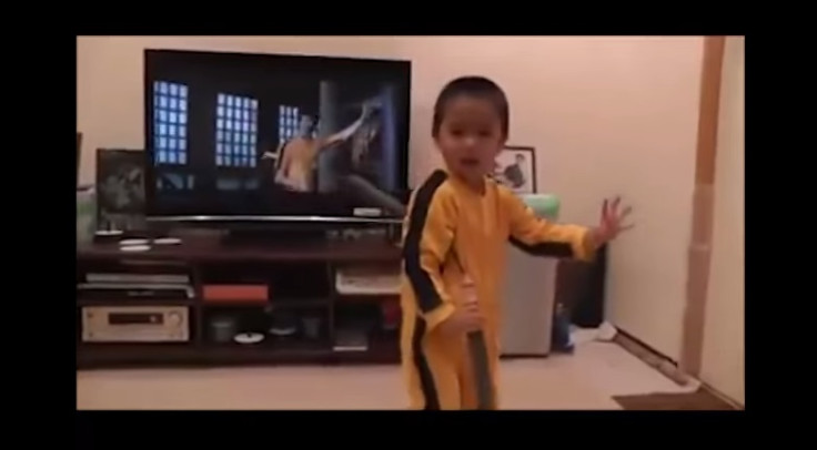 Bruce Lee's reincarnation? Four year old boy's amazing nunchakus skills reminds fans of legendary martial artist