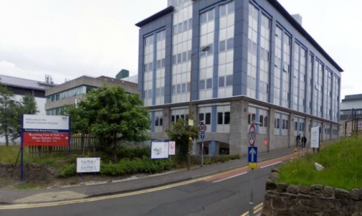 Western General Hospital in Edinburgh, where a patient was killed by fire on a ward
