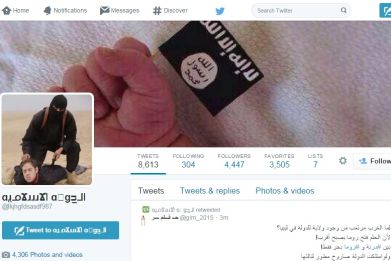 Anonynmous jihadist twitter