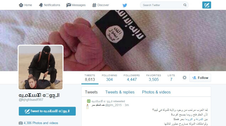 Anonynmous jihadist twitter