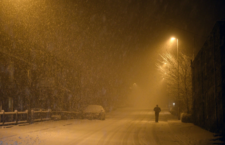 Snowfall in Oldham, Greater Manchester (Getty)