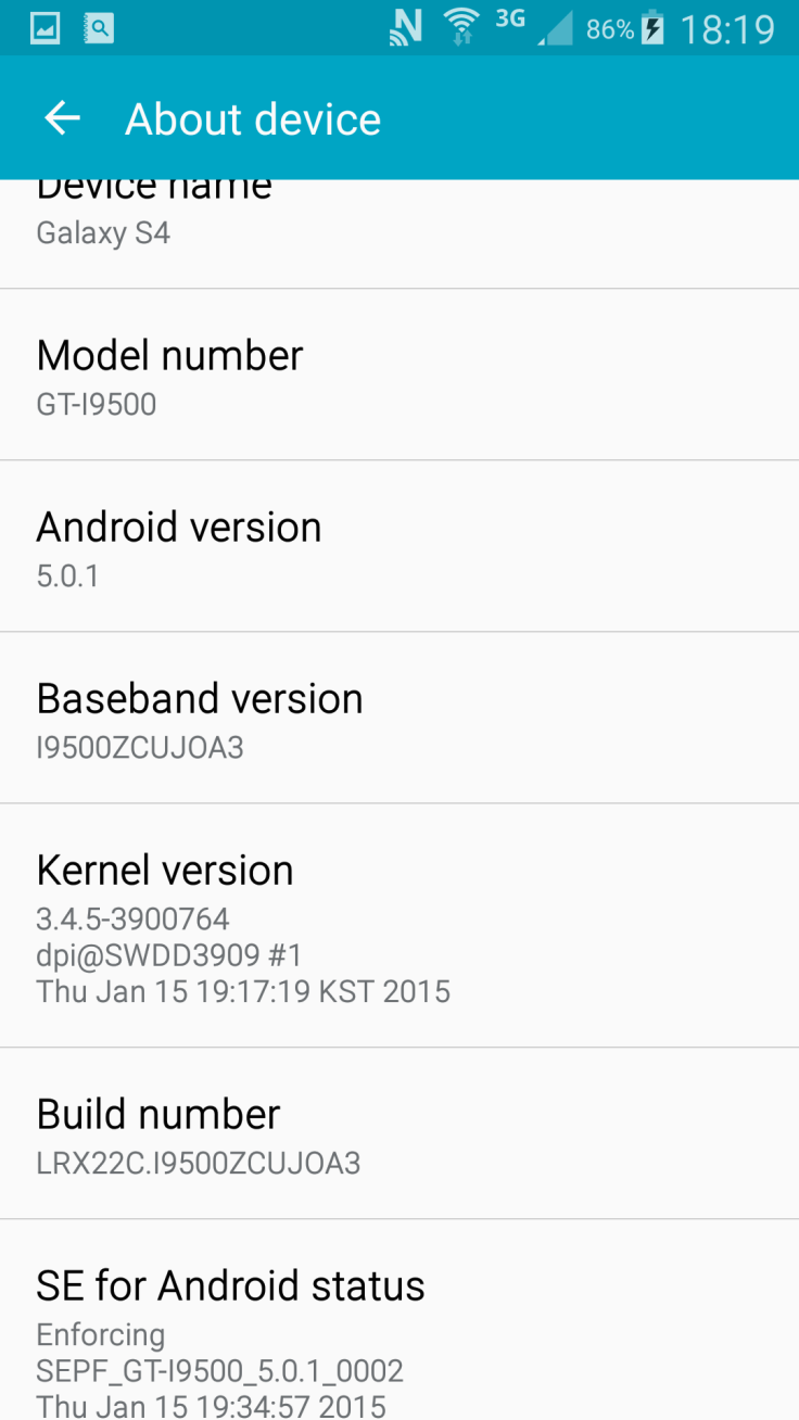 Android 5.0.1 Lollipop official build (LRX22C) leaks for Galaxy S4: How to install