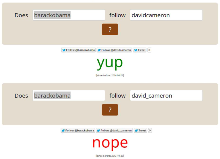 Obama Cameron Twitter