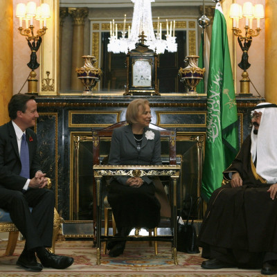 David Cameron and King Abdullah
