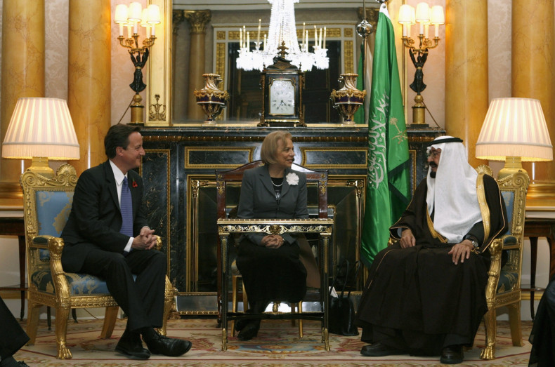David Cameron and King Abdullah