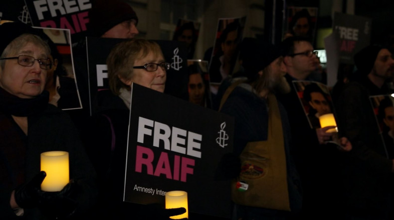 Amnesty International holds vigil for activist Raif Badawi