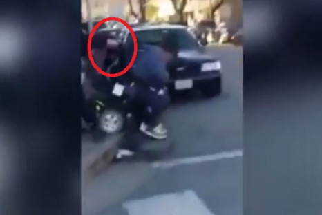 Video shows wheelchair user Devaughn Frierson being tipped in to road in San Francisco