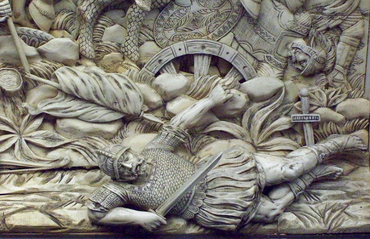 Battle of Gaugamela fought between Alexander the Great and Darius the Persian king.