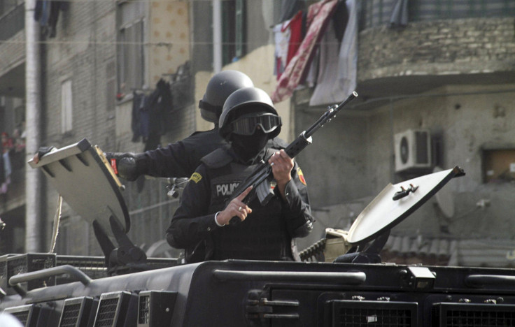 Egypt police protest