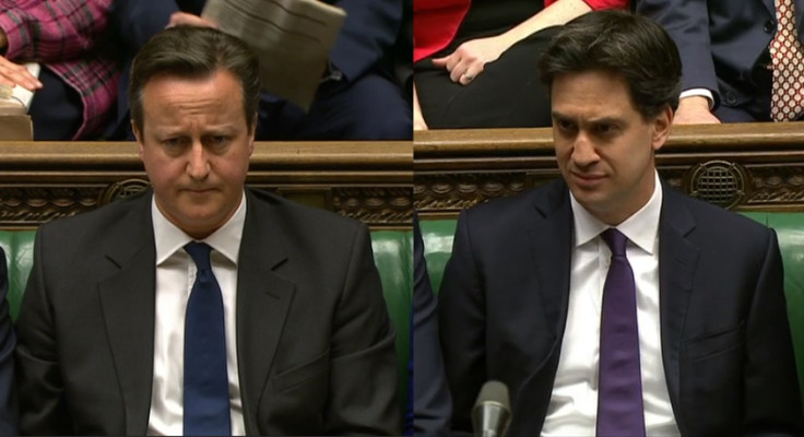 David Cameron and Ed Miliband clash over the NHS