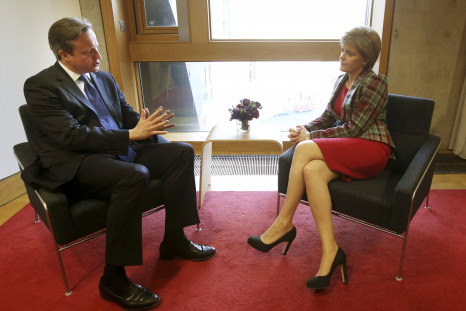 Nicola Sturgeon and David Cameron