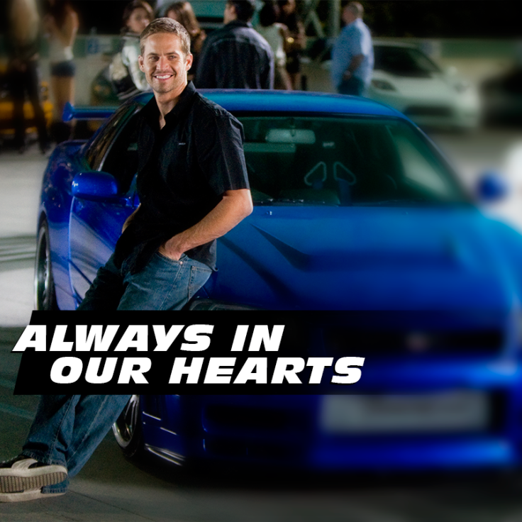 Paul walker in Fast and Furious 7