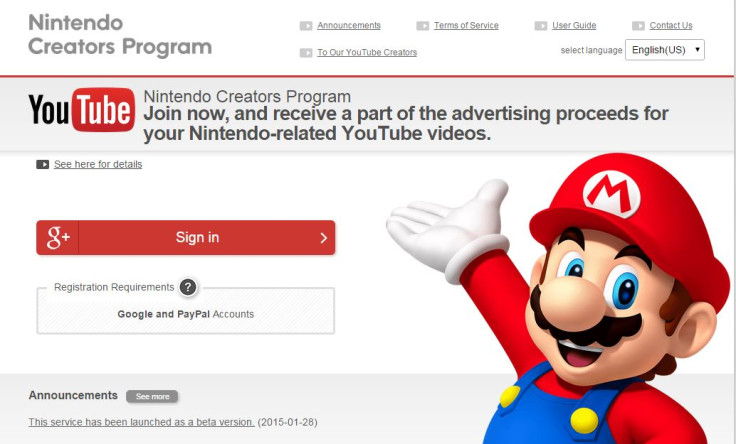 Nintendo Creators Program