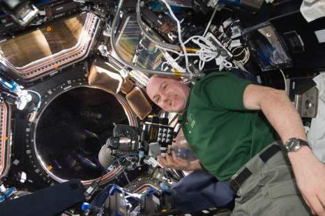 ESA astronaut André Kuipers during his six-month PromISSe mission to the International Space Station with Nightpod