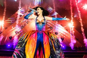 Katy Perry promises lions and sharks during Super Bowl halftime performance
