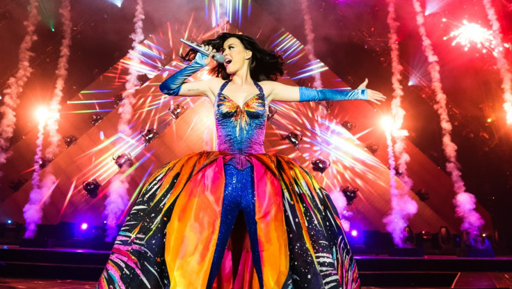 Katy Perry promises lions and sharks during Super Bowl halftime performance