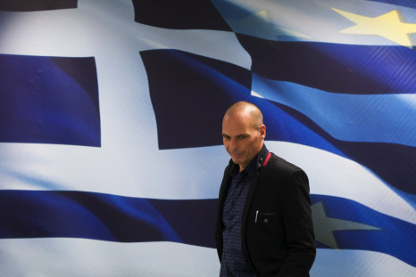 Newly appointed Greek Finance Minister Yanis Varoufakis arrives at a hand over ceremony in Athens, January 28, 2015.