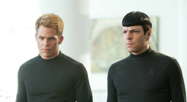 Chris Pine and Zachary Quinto in Star Trek