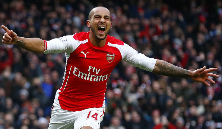 Theo Walcott Arsenal Aston Villa