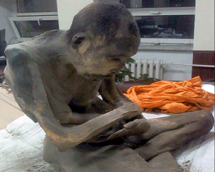 mummified buddhist monk \'still alive after 200 years and