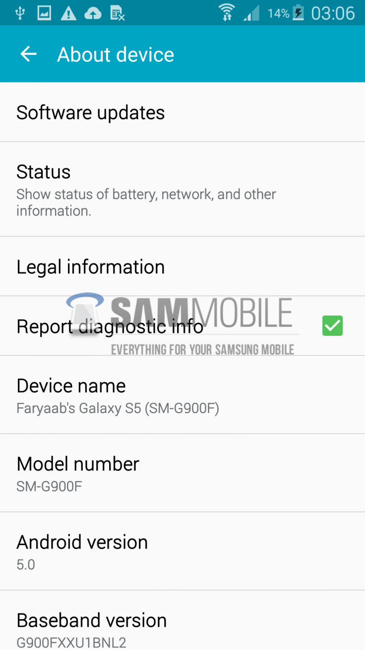 Update Galaxy S5 Exynos (SM-G900H) with Android 5.0 Lollipop G900HXXU1BOA7 official firmware