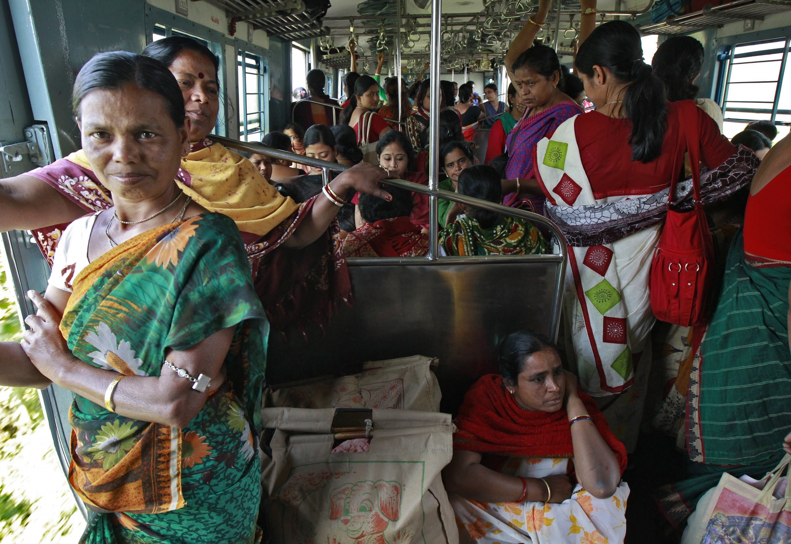 Groping in indian bus