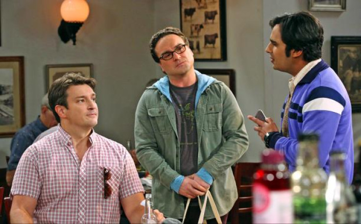 The big bang theory season 8 episode 15 Nathan Fillion  guest stars