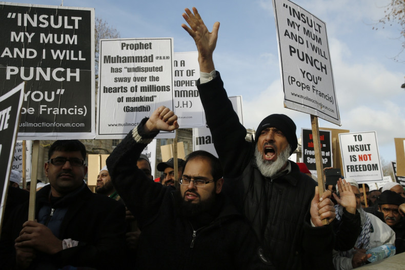 Muslim protesters