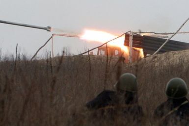 Video shows pro-Russian rebel forces firing Grad rocket launchers