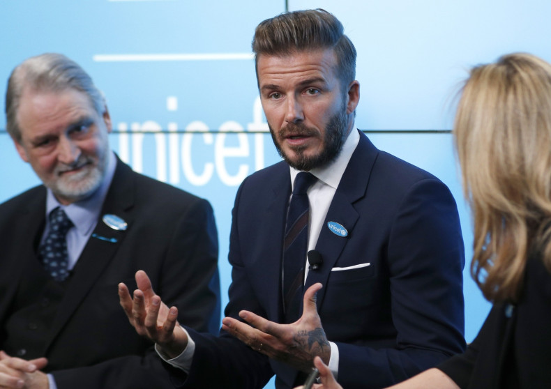David Beckham and Unicef launch children protection fund