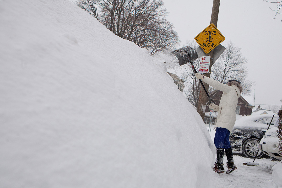 US snow Boston residents dig out after third major blizzard, with more