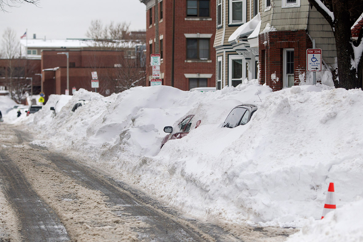 US snow Boston residents dig out after third major blizzard, with more