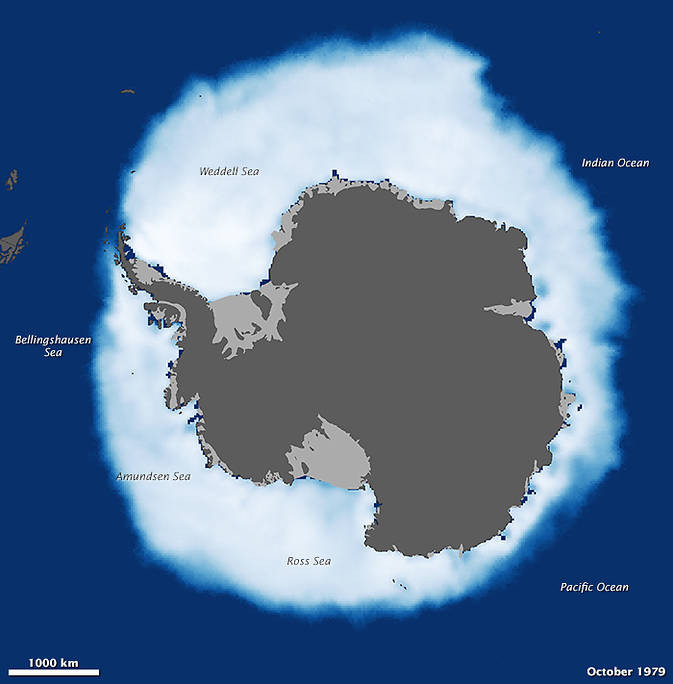 Antarctic sea ice before Antarctic sea ice before